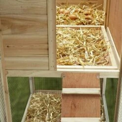 TERRE JARDIN Poulailler Bois Avec Pondoir -Polire Soldes Boutique 4629288 5