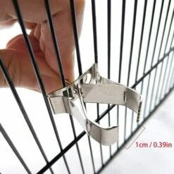 VERSAILLESFR Mangeoire À Oiseaux Pour Perroquets,3 Pcs Porte-Fruit Oiseaux En Acier Inoxydable Mangeoire à Oiseaux Pour Cage à Oiseaux Légumes Mangeoire Petits Animaux -Polire Soldes Boutique 46565479 3