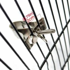 VERSAILLESFR Mangeoire À Oiseaux Pour Perroquets,3 Pcs Porte-Fruit Oiseaux En Acier Inoxydable Mangeoire à Oiseaux Pour Cage à Oiseaux Légumes Mangeoire Petits Animaux -Polire Soldes Boutique 46565479 4