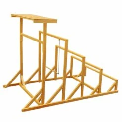 CHEMIN DES POULAILLERS Aire De Jeux En Bois Pour Poule Avec Balançoire 8 CHEMIN DES POULAILLERS Aire De Jeux En Bois Pour Poule Avec Balançoire -Polire Soldes Boutique 47145013 4