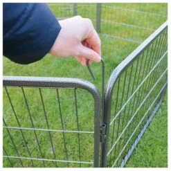BBLOISIRAM Parc Enclos Pour Chiens Grillage Cage Clôture Intérieur Et Extérieur Hauteur 70,5cm Modèle Dog Run « M 483 » -Polire Soldes Boutique 47303593 5