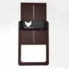 ZHUOXUAN Automatic Chicken Coop Door,Light Sensing, Evening And Morning Delayed Opening Timer（brun）