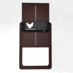 ZHUOXUAN Automatic Chicken Coop Door,Light Sensing, Evening And Morning Delayed Opening Timer(brun)