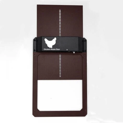 ZHUOXUAN Automatic Chicken Coop Door,Light Sensing, Evening And Morning Delayed Opening Timer(brun) 1 ZHUOXUAN Automatic Chicken Coop Door,Light Sensing, Evening And Morning Delayed Opening Timer(brun)