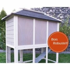 BBLOISIRCD Cage Clapier Enclos Lapin Extérieur En Bois De Haute Qualité Pour Lapins 106 X 83 X 160 Cm-Modèle 034 Villa De Ville 7 BBLOISIRCD Cage Clapier Enclos Lapin Extérieur En Bois De Haute Qualité Pour Lapins 106 X 83 X 160 Cm-Modèle 034 Villa De Ville -Polire Soldes Boutique 49701621 3