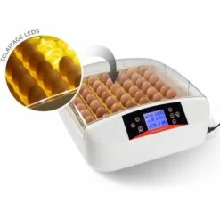 IDMARKET Couveuse PRO Automatique 56 Oeufs éclairés Incubateur Autonome Avec LED Mire Oeufs -Polire Soldes Boutique 50943099 4