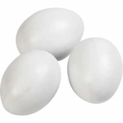 Un Faux œuf De Poule En Plastique Pour Volaille - Flamingo Pet Products - Blanc -Polire Soldes Boutique 51740998 3