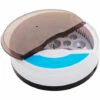SUPERSELLER Couveuse Et Incubateur Pour Volaille Incubateur D'œufs Numérique Contrôle Automatique De La Température Lumière LED Pour Observer La Croissance 9 œufs Éclosoir Automatique De Volaille Pour Poulets Canards Pigeon Caille (220 V) - Prise UE