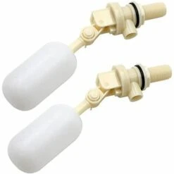 TINOR Lot De 2 Valve Flottante Pour Remplir Automatiquement Les Abreuvoirs Pour Chien, Bétail Et Moutons Valve à Boule D'arrêt Automatique De Remplissage 1/2" NPT