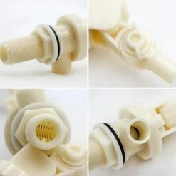 TINOR Lot De 2 Valve Flottante Pour Remplir Automatiquement Les Abreuvoirs Pour Chien, Bétail Et Moutons Valve à Boule D'arrêt Automatique De Remplissage 1/2" NPT -Polire Soldes Boutique 54186836 3