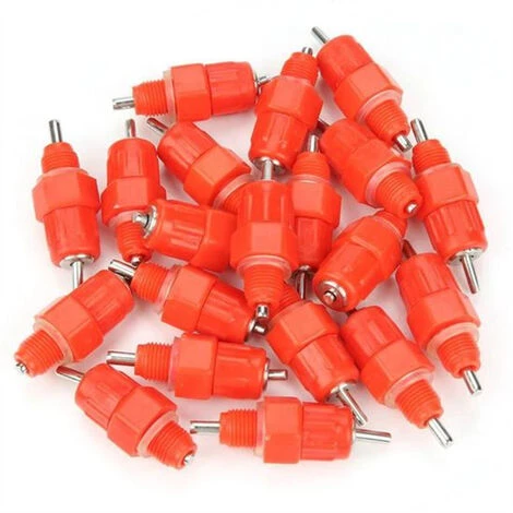Abreuvoir Volaille Coleur De Rouge 20Pcs FUIENKO 1 Abreuvoir Volaille Coleur De Rouge 20Pcs FUIENKO