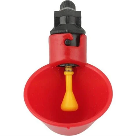 Abreuvoir Poulet 8.5x4.9x4.5cm Coleur De Rouge 10pcs FUIENKO 1 Abreuvoir Poulet 8.5x4.9x4.5cm Coleur De Rouge 10pcs FUIENKO