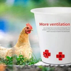 ILOVEMILAN à Eau De Volaille, Abreuvoir Automatique Pour Tétine De Poulet Avec Montage Latéral Horizontal, Abreuvoir Pour Poulets Deau, Lot De 12 -Polire Soldes Boutique 54413839 3