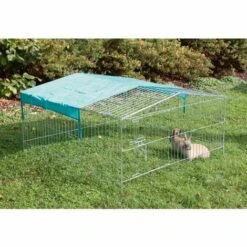Kerbl Enclos Pour Animaux De Compagnie Easy Métal Argenté 82845 - Argent