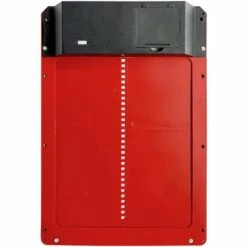 LIFCAUSAL Porte Automatique Pour Poulailler, Porte En Plastique Léger, Détection De Lumière, Ouverture Différée Le Soir Et Le Matin, Rouge