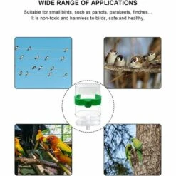 LTS FAFA 2 X Distributeur D'eau Pour Oiseaux Mangeoire Automatique Abreuvoir Pour Oiseaux Abreuvoir Pour Oiseaux -Polire Soldes Boutique 56640300 3