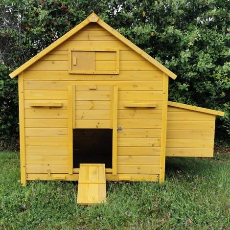 POULAILLER DIRECT Poulailler Bassette Xl Toit Shingle Noir 6 À 8 Poules - Noir 2 POULAILLER DIRECT Poulailler Bassette Xl Toit Shingle Noir 6 À 8 Poules - Noir – Image 2