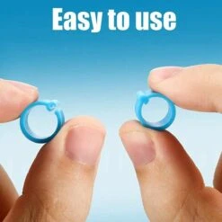 ROSIER 100 Pièces Bague Pour Pied D’Oiseaux Anneau D'Identification En Plastique Pigeon Bague 8mm Anneaux De Pied Pour Oiseaux Pour Marquage Fermes Élevage Depoussins De Caille De Perroquet Oiseaux Volailles,VEBTles -Polire Soldes Boutique 56707741 5