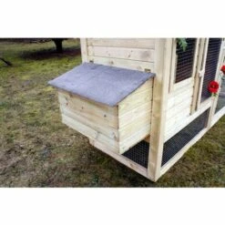 CHALET & JARDIN POULAILLER - 3 À 4 POULES = 1 BÂCHE 2X3 M OFFERTE -Polire Soldes Boutique 5757596 4