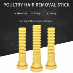MACARON Caoutchouc Volaille Plumer Les Doigts Bâton D'enlèvement De Plumes De Cheveux De Remplacement Pour Poulet / Canards / Poulet / Pigeon LO-Ron -Polire Soldes Boutique 57779724 4