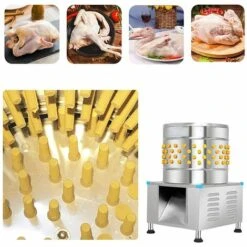 MACARON Caoutchouc Volaille Plumer Les Doigts Bâton D'enlèvement De Plumes De Cheveux De Remplacement Pour Poulet / Canards / Poulet / Pigeon LO-Ron -Polire Soldes Boutique 57779724 5