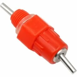 REGALI Lot De 10 D'eau Pour Poulet En Forme De Cailles - En Acier Inoxydable - Rouge -Polire Soldes Boutique 57964072 4