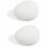 CYCLINGCOLORS 2x œuf De Poule Factice En Argile Identique Et Taille Réelle Poulailler Ponte Faux œufs