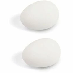 CYCLINGCOLORS 2x œuf De Poule Factice En Argile Identique Et Taille Réelle Poulailler Ponte Faux œufs