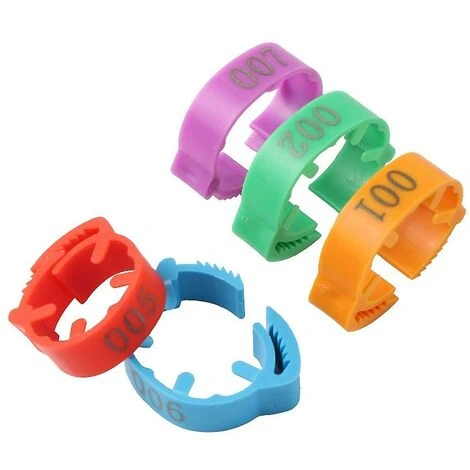 Ensoleillé 100 Pcs Chicken Foot Ring Taille Réglable Cuisse De Volaille Étiquette Numérique Boucle Anneau 2 Ensoleillé 100 Pcs Chicken Foot Ring Taille Réglable Cuisse De Volaille Étiquette Numérique Boucle Anneau – Image 2