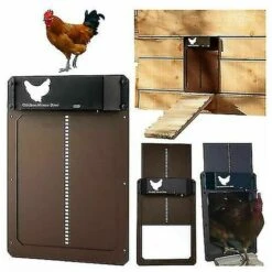 Fei Yu 2022nouveau Ouvre-porte Automatique De Poulailler Détection De Lumière Chicken Coop Minuterie De Porte Contrôle Coop Porte Multimode Porte Automatique De Poulet