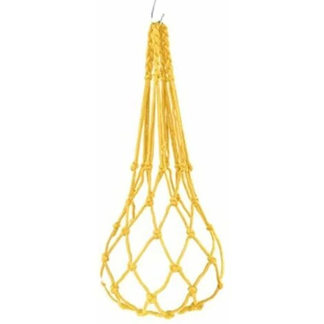 EINEMGELD Mangeoire à Légumes Pour Oiseaux - Grand Support Pour Mangeoire à Suspendre - Poules, Oies, Canards, Grands Oiseaux (Jaune) 1 EINEMGELD Mangeoire à Légumes Pour Oiseaux - Grand Support Pour Mangeoire à Suspendre - Poules, Oies, Canards, Grands Oiseaux (Jaune)