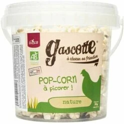 Gasco - Pop Corn Nature Bio - Gascotte Pour Basse Cour - 30g