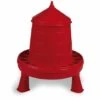 POULAILLER DIRECT Mangeoire Avec Anneau Et Pieds 4kg Deluxe - Rouge