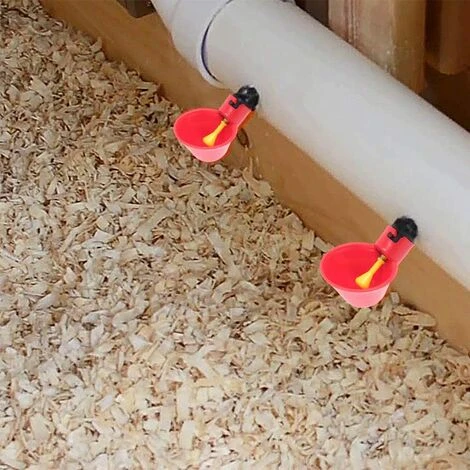 HEGUYEY 16Pcs Abreuvoir Poulet Abreuvoir Automatique Poule, Abreuvoir Mamelons D'eau De Volaille, Montage Latéral Horizontal Lot De Distributeur D'eau Potable Pour Oiseau Canard Poulet 4 HEGUYEY 16Pcs Abreuvoir Poulet Abreuvoir Automatique Poule, Abreuvoir Mamelons D'eau De Volaille, Montage Latéral Horizontal Lot De Distributeur D'eau Potable Pour Oiseau Canard Poulet – Image 4