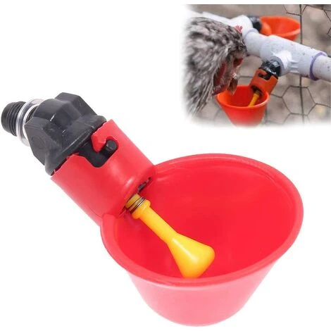 HEGUYEY 16Pcs Abreuvoir Poulet Abreuvoir Automatique Poule, Abreuvoir Mamelons D'eau De Volaille, Montage Latéral Horizontal Lot De Distributeur D'eau Potable Pour Oiseau Canard Poulet 5 HEGUYEY 16Pcs Abreuvoir Poulet Abreuvoir Automatique Poule, Abreuvoir Mamelons D'eau De Volaille, Montage Latéral Horizontal Lot De Distributeur D'eau Potable Pour Oiseau Canard Poulet – Image 5