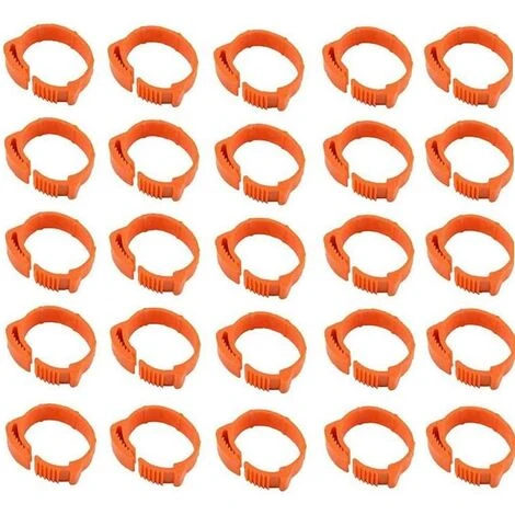 ROSIER 100 Pièces De Poulet Taille De L'anneau Réglable Volaille Jambe Numérique Étiquette Boucle Bague Pour Poulet Canard Volaille Fournitures Ferme (rouge, Lettrage)——VEBTles 1 ROSIER 100 Pièces De Poulet Taille De L'anneau Réglable Volaille Jambe Numérique Étiquette Boucle Bague Pour Poulet Canard Volaille Fournitures Ferme (rouge, Lettrage)——VEBTles