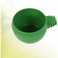 ROSIER 20 Pièces Abreuvoir Mangeoires Alimentateur à Oiseaux En Plastique Bol Tasse Alimentaire Nourriture Pour Petit Oiseau Perroquet Pigeon (vert)——VEBTles -Polire Soldes Boutique 60186596 3