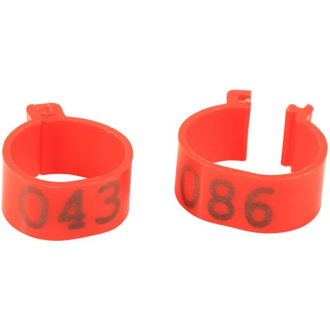 YD 100 Pièces/sac 16MM 001-100 Numérotés En Plastique Volaille Poulets Canards Oie Jambe Bandes Anneaux (rouge) 1 YD 100 Pièces/sac 16MM 001-100 Numérotés En Plastique Volaille Poulets Canards Oie Jambe Bandes Anneaux (rouge)
