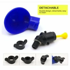 Yoouyida 12 Pièces Abreuvoir Poules Tasses Plastique Bol Abreuvoir Automatique Pour Poules Oiseaux Cailles Volailles Distributeurs D'eau（bleu） -Polire Soldes Boutique 60652111 3