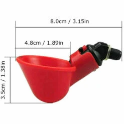 LIFCAUSAL Abreuvoir Automatique De Machine De Tasse D'eau De Poulet En Plastique De Tasses à Boire D'eau De Volaille Pour La Caille De Poule -Polire Soldes Boutique 61022951 3