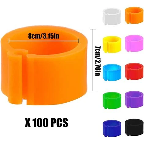 FR-LIFE BR-Vie Bague Pour Pied D’Oiseaux Anneau D'Identification En Plastique Pigeon Bague 8mm Anneaux De Pied Pour Oiseaux Pour Marquage Fermes Élevage Depoussins De Caille De Perroquet Oiseaux Volailles, 100 Pièces 2 FR-LIFE BR-Vie Bague Pour Pied D’Oiseaux Anneau D'Identification En Plastique Pigeon Bague 8mm Anneaux De Pied Pour Oiseaux Pour Marquage Fermes Élevage Depoussins De Caille De Perroquet Oiseaux Volailles, 100 Pièces – Image 2