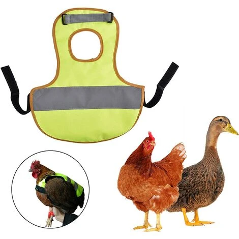 REGALI Gilet De Canard De Poulet - Gilet Réfléchissant Pour Animaux De Compagnie Vêtements De Poulet De Volaille Tablier De Selle De Poule 2 REGALI Gilet De Canard De Poulet - Gilet Réfléchissant Pour Animaux De Compagnie Vêtements De Poulet De Volaille Tablier De Selle De Poule – Image 2