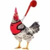 REGALI Sangles De Harnais De Poulet Réglables Tablier De Poule Débardeur Confortable Et Respirant Pour Poulet, Canard Ou Oie (rouge M)