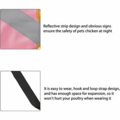 REGALOS Vêtements De Poulet, Tablier De Protection Robuste Pour Poulet Et Canard (rose) 8 REGALOS Vêtements De Poulet, Tablier De Protection Robuste Pour Poulet Et Canard (rose) -Polire Soldes Boutique 61663126 4