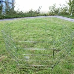 WILTEC Parc Pour Chiens Enclos Pour Chiots 8 Pièces 80x75 Cm Par élément Cage Pour Animaux Domestiques -Polire Soldes Boutique 6273253 3