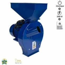 Moulin à Céréales électrique à Goulotte Puissance 2500W Fermier GF-0887