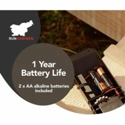 SINCèREETALI Porte Automatique De Poulailler, Porte En Plastique, Détection De Lumière, Minuterie D'ouverture Différée Du Soir Et Du Matin, 11 -Polire Soldes Boutique 63816071 5