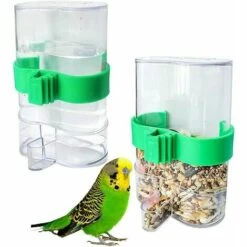 FOZIY 2 X Distributeur D'eau Pour Oiseaux Mangeoire Automatique Abreuvoir Pour Oiseaux Abreuvoir Pour Oiseaux,Fonepro