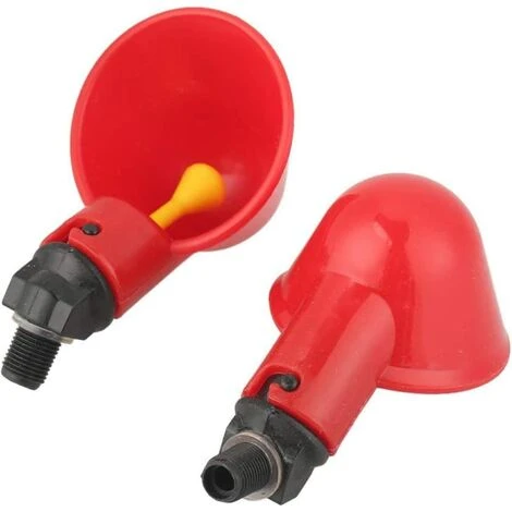 LITZEE BCC 6PCS Volaille Les Buveurs,Volaille Automatique Abreuvoir Portable,avec Tasses D'arrosage Tasses Bols Plastique Rouge Jardin Poulet Flock Duck Bird Feeder,pour Canard Pigeon Poule Oiseaux Red 2 LITZEE BCC 6PCS Volaille Les Buveurs,Volaille Automatique Abreuvoir Portable,avec Tasses D'arrosage Tasses Bols Plastique Rouge Jardin Poulet Flock Duck Bird Feeder,pour Canard Pigeon Poule Oiseaux Red – Image 2