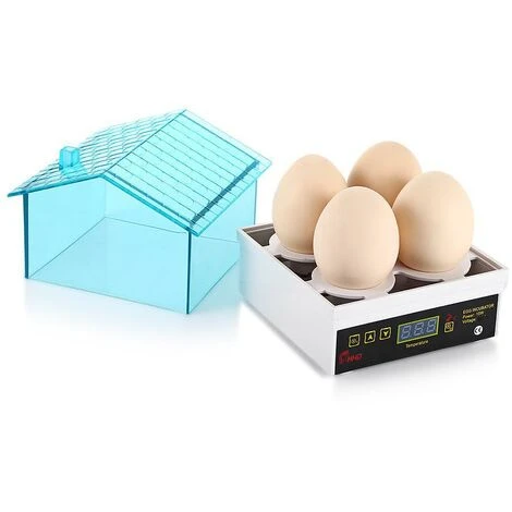 BENOBBY KIDS Incubateur 4 D'Oeufs Mini Incubateur Automatique Numérique D'Incubateur D'Oeufs Incubateur Oeufs Automatique Couveuse 4 Oeufs D'Incubation Éclosoir De Volaille Domestique Pour Poulets 1 BENOBBY KIDS Incubateur 4 D'Oeufs Mini Incubateur Automatique Numérique D'Incubateur D'Oeufs Incubateur Oeufs Automatique Couveuse 4 Oeufs D'Incubation Éclosoir De Volaille Domestique Pour Poulets